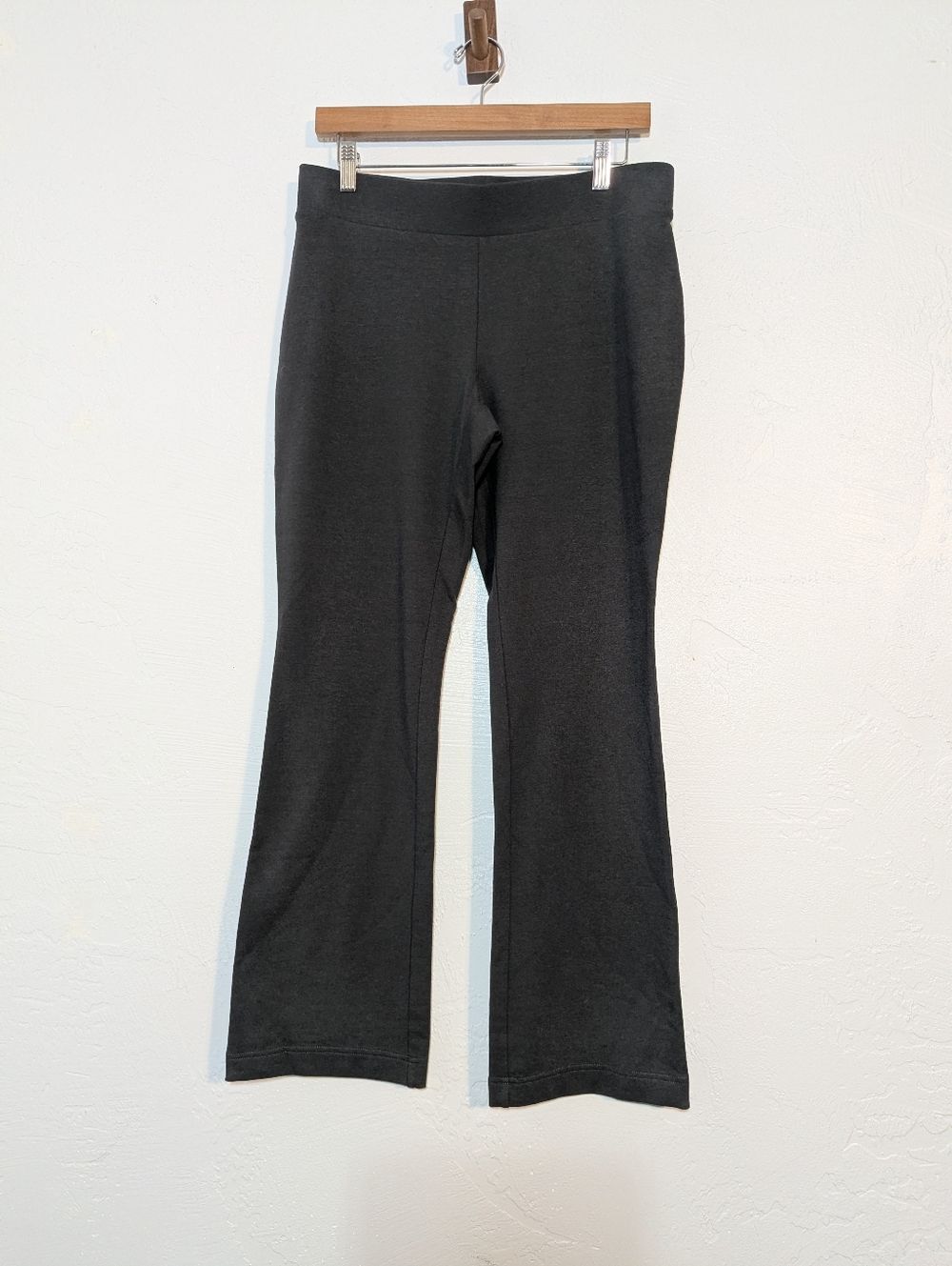 JJill Pure Jill Pima Cotton Casual Bootcut Pull On Yoga Pants Flagstone Grey NWT